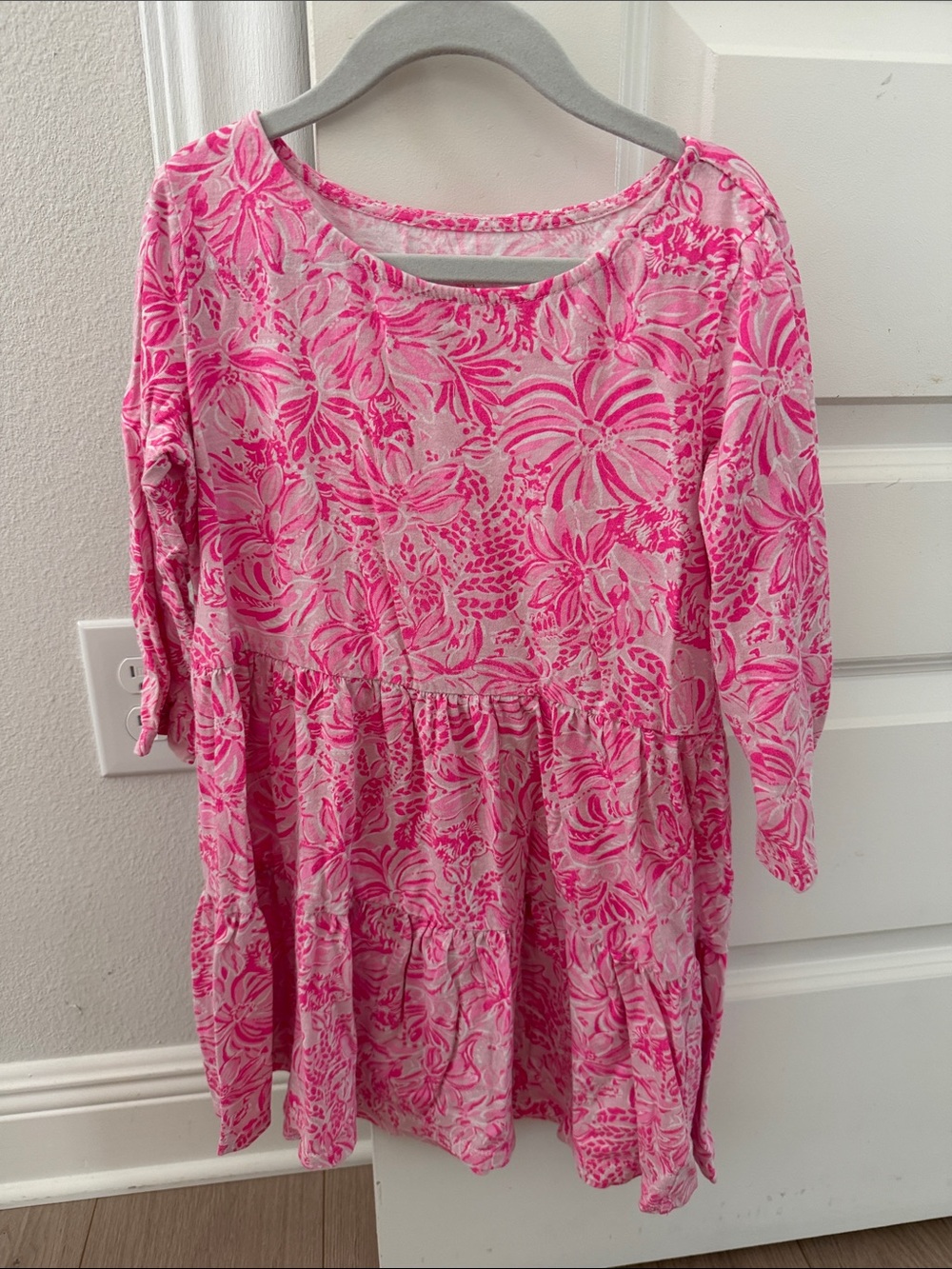 Lilly Pulitzer Pink Floral Dress with